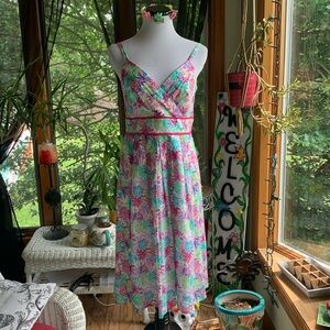 Pineapple print sundress